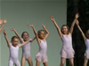 Kindertanz Kindertanzgruppe Choreographie Studio Birke Sommertanzaufführung Havelbaude 2006